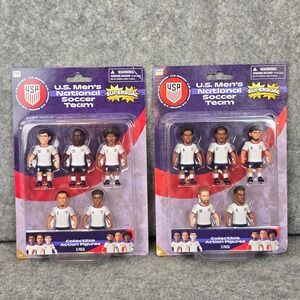 PMI USMNT‎ Soccer Action Figures 10 Pack Pulisic McKennie Weah White Supergoal